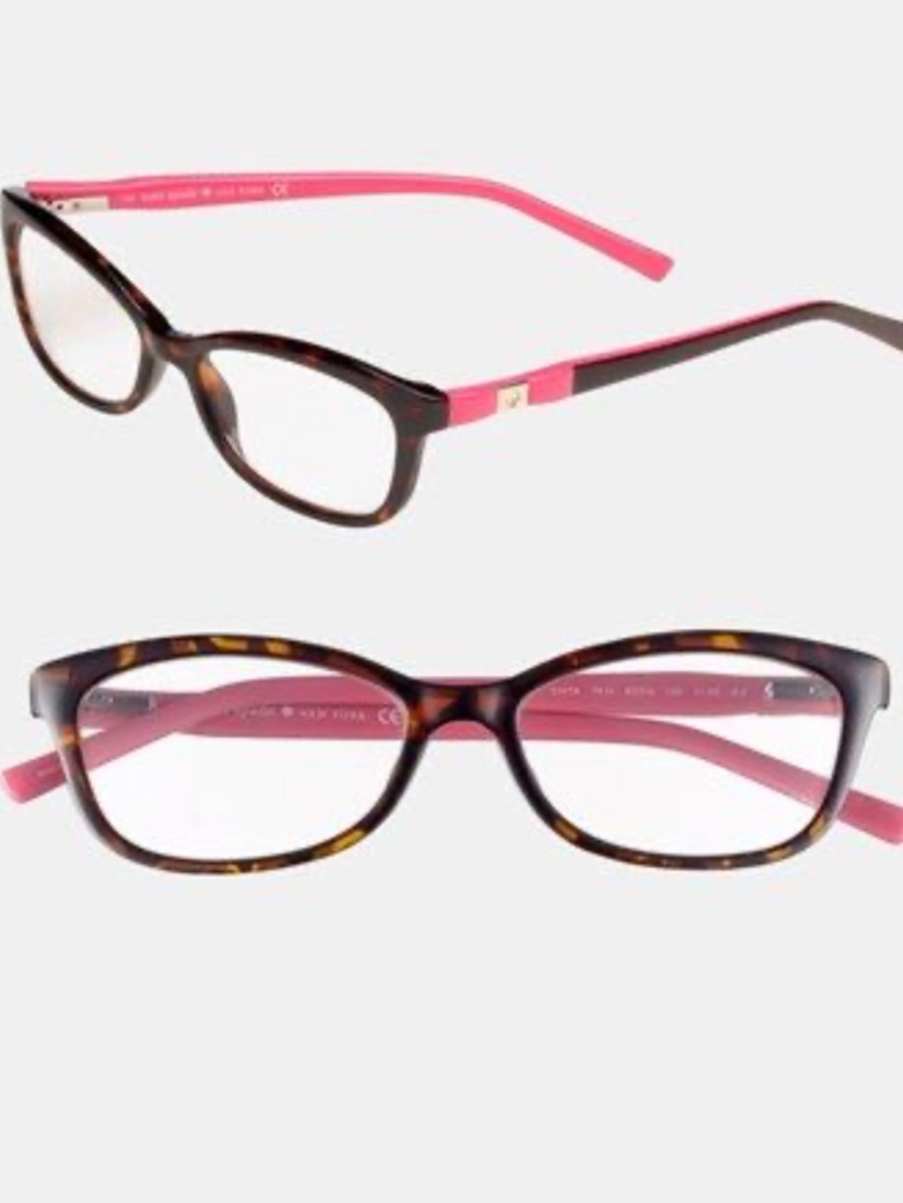 Kate Spade Angelisa Havana Pink/Tortoise EyeGlasses +1.50 Strength